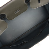 Vintage Hermes Shoulder Birkin 42 JPG Vert Fonce Togo Palladium Hardware