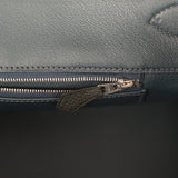 Vintage Hermes Shoulder Birkin 42 JPG Vert Fonce Togo Palladium Hardware