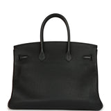 Pre-owned Hermes Birkin 35 Black Togo Gold Hardware - Thumbnail View 4