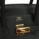 Pre-owned Hermes Birkin 35 Black Togo Gold Hardware - Thumbnail View 7