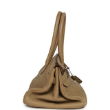 Vintage Hermes Shoulder Birkin 42 JPG Poussiere Clemence Palladium Hardware