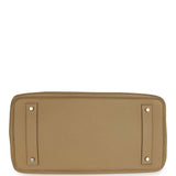 Vintage Hermes Shoulder Birkin 42 JPG Poussiere Clemence Palladium Hardware