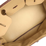 Vintage Hermes Shoulder Birkin 42 JPG Poussiere Clemence Palladium Hardware