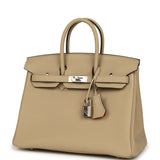 Hermes Birkin 25 Trench Verso Togo Palladium Hardware