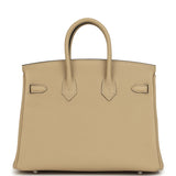 Hermes Birkin 25 Trench Verso Togo Palladium Hardware