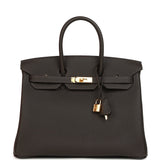 Hermes Birkin 35 Bai-Brun Togo Gold Hardware - Thumbnail View 1