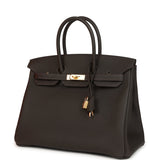 Hermes Birkin 35 Bai-Brun Togo Gold Hardware - Thumbnail View 5