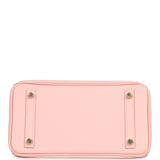 Hermes Special Order (HSS) Birkin 25 Rose Sakura Verso Swift Brushed Gold Hardware - Thumbnail View 6