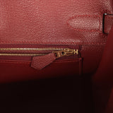 Hermes Birkin 30 Rouge H Togo Gold Hardware - Thumbnail View 9