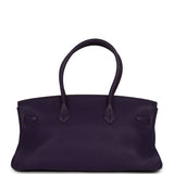 Vintage Hermes Shoulder Birkin 42 JPG Iris Togo Palladium Hardware - Thumbnail View 4