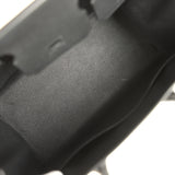 Pre-owned Hermes Birkin Sellier 30 Black Epsom Palladium Hardware - Thumbnail View 8