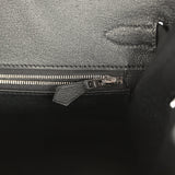 Pre-owned Hermes Birkin Sellier 30 Black Epsom Palladium Hardware - Thumbnail View 9