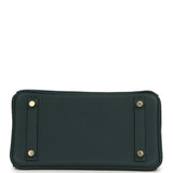 Hermes Birkin 25 Vert Cypress Togo and Matte Alligator Touch Gold Hardware