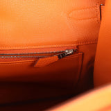 Vintage Hermes Birkin 35 Potiron Togo Palladium Hardware - Thumbnail View 9