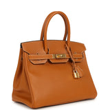 Pre-owned Hermes Birkin 30 Toffee Epsom Gold Hardware - Thumbnail View 2