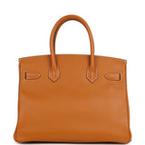 Pre-owned Hermes Birkin 30 Toffee Epsom Gold Hardware - Thumbnail View 4