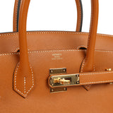 Pre-owned Hermes Birkin 30 Toffee Epsom Gold Hardware - Thumbnail View 7