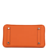 Hermes Birkin 25 Orange Togo Palladium Hardware - Thumbnail View 6