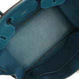 Pre-owned Hermes Birkin 35 Colvert Epsom Palladium Hardware - Thumbnail View 8