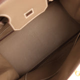 Pre-owned Hermes Birkin 30 Etoupe Togo Gold Hardware - Thumbnail View 8