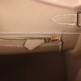 Pre-owned Hermes Birkin 30 Etoupe Togo Gold Hardware - Thumbnail View 9