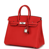 Hermes Birkin 25 Rouge Radieux Togo Palladium Hardware - Thumbnail View 5
