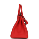 Hermes Birkin 25 Rouge Radieux Togo Palladium Hardware - Thumbnail View 3