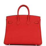 Hermes Birkin 25 Rouge Radieux Togo Palladium Hardware - Thumbnail View 4