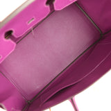 Pre-owned Hermes Birkin 35 Anemone Epsom Gold Hardware - Thumbnail View 8