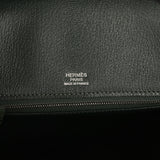 Pre-owned Hermes Birkin Ghillies 30 Vert Fonce Clemence and Vert Anglais Evercolor Palladium Hardware - Thumbnail View 7