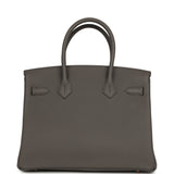 Hermes Birkin 30 Etain Togo Rose Gold Hardware - Thumbnail View 4