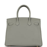 Hermes Birkin 30 Gris Mouette Togo Gold Hardware - Thumbnail View 4