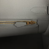 Hermes Birkin 30 Gris Mouette Togo Gold Hardware - Thumbnail View 9