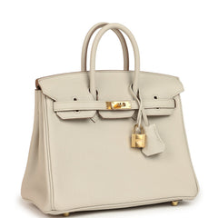 Hermes Birkin 25 Beton Togo Gold Hardware