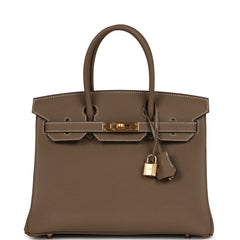 Hermes Birkin 30 Etoupe Togo Gold Hardware