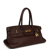 Vintage Hermes Shoulder Birkin 42 JPG Havane Clemence Gold Hardware - Thumbnail View 2