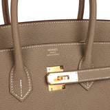 Hermes Birkin 35 Etoupe Togo Gold Hardware - Thumbnail View 7