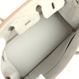 Hermes Birkin 25 Gris Perle Ostrich Gold Hardware - Thumbnail View 8