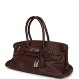 Vintage Hermes Shoulder Birkin 42 JPG Havane Clemence Palladium Hardware - Thumbnail View 5