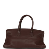 Vintage Hermes Shoulder Birkin 42 JPG Havane Clemence Palladium Hardware - Thumbnail View 4