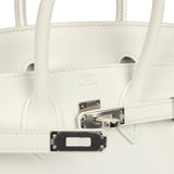 Hermes Birkin 25 New White Swift Palladium Hardware - Thumbnail View 7
