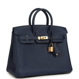 Hermes Birkin 25 Bleu Navy Togo Gold Hardware - Thumbnail View 2