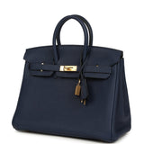 Hermes Birkin 25 Bleu Navy Togo Gold Hardware - Thumbnail View 5