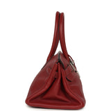Vintage Hermes Shoulder Birkin 42 JPG Rouge H Clemence Palladium Hardware - Thumbnail View 3