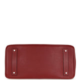 Vintage Hermes Shoulder Birkin 42 JPG Rouge H Clemence Palladium Hardware - Thumbnail View 6