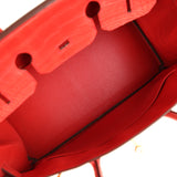 Pre-owned Hermes Birkin 35 Geranium Matte Alligator Gold Hardware - Thumbnail View 8