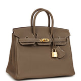 Hermes Birkin 25 Etoupe Togo Gold Hardware - Thumbnail View 2