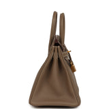 Hermes Birkin 25 Etoupe Togo Gold Hardware - Thumbnail View 3