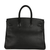 Vintage Hermes Birkin 35 Black Ardennes Gold Hardware - Thumbnail View 4