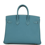 Hermes Birkin 25 Blue Jean Togo Gold Hardware - Thumbnail View 4